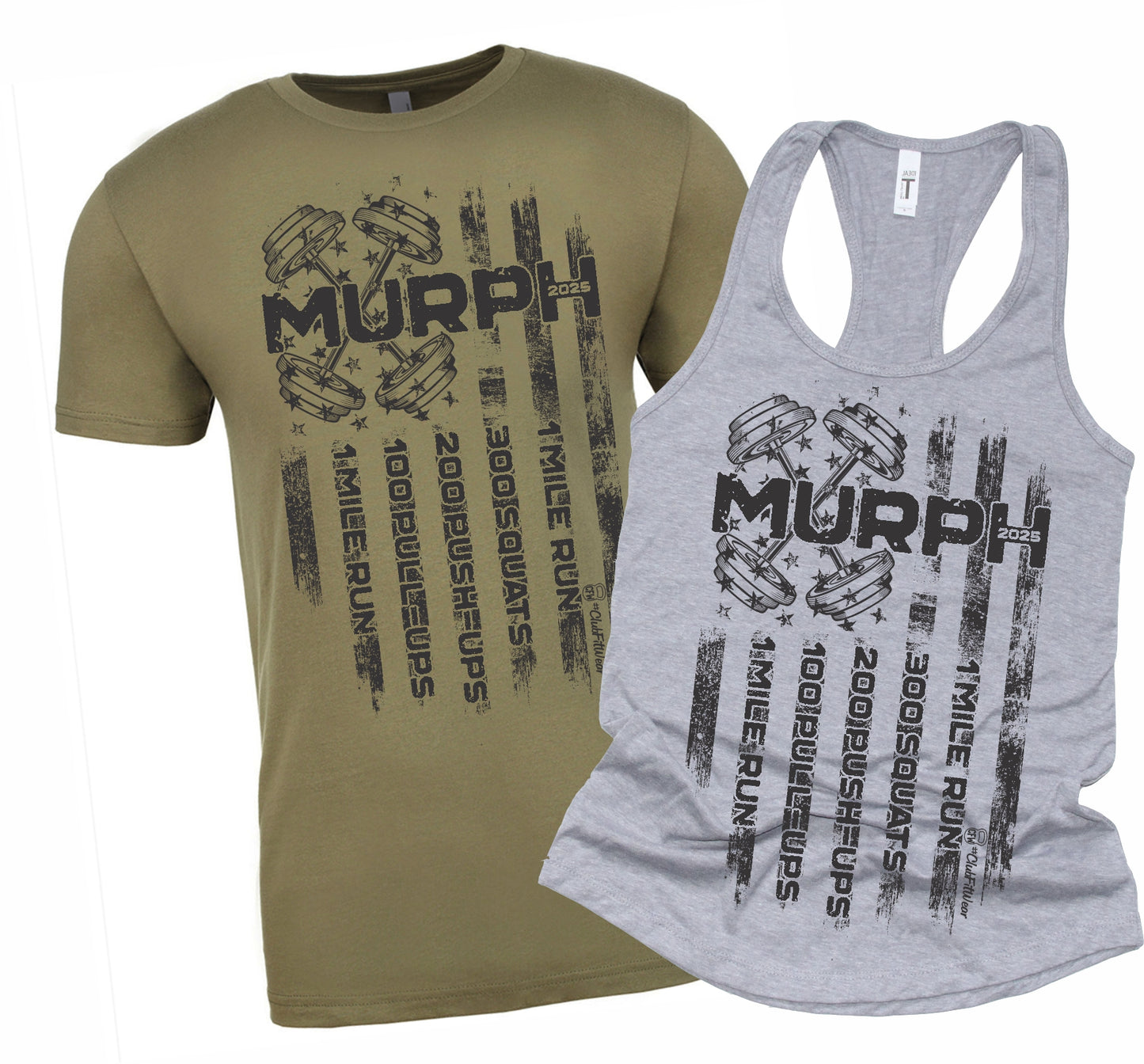Murph 2025 Barbell Flag