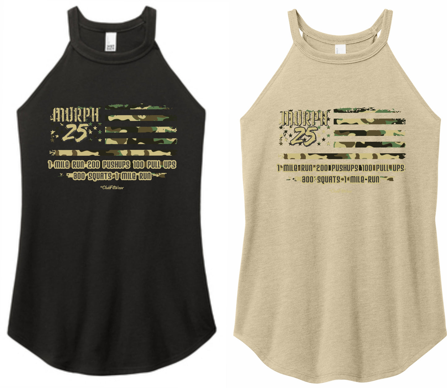 Murph 2025 Camo Flag - High Neck Rocker Tank