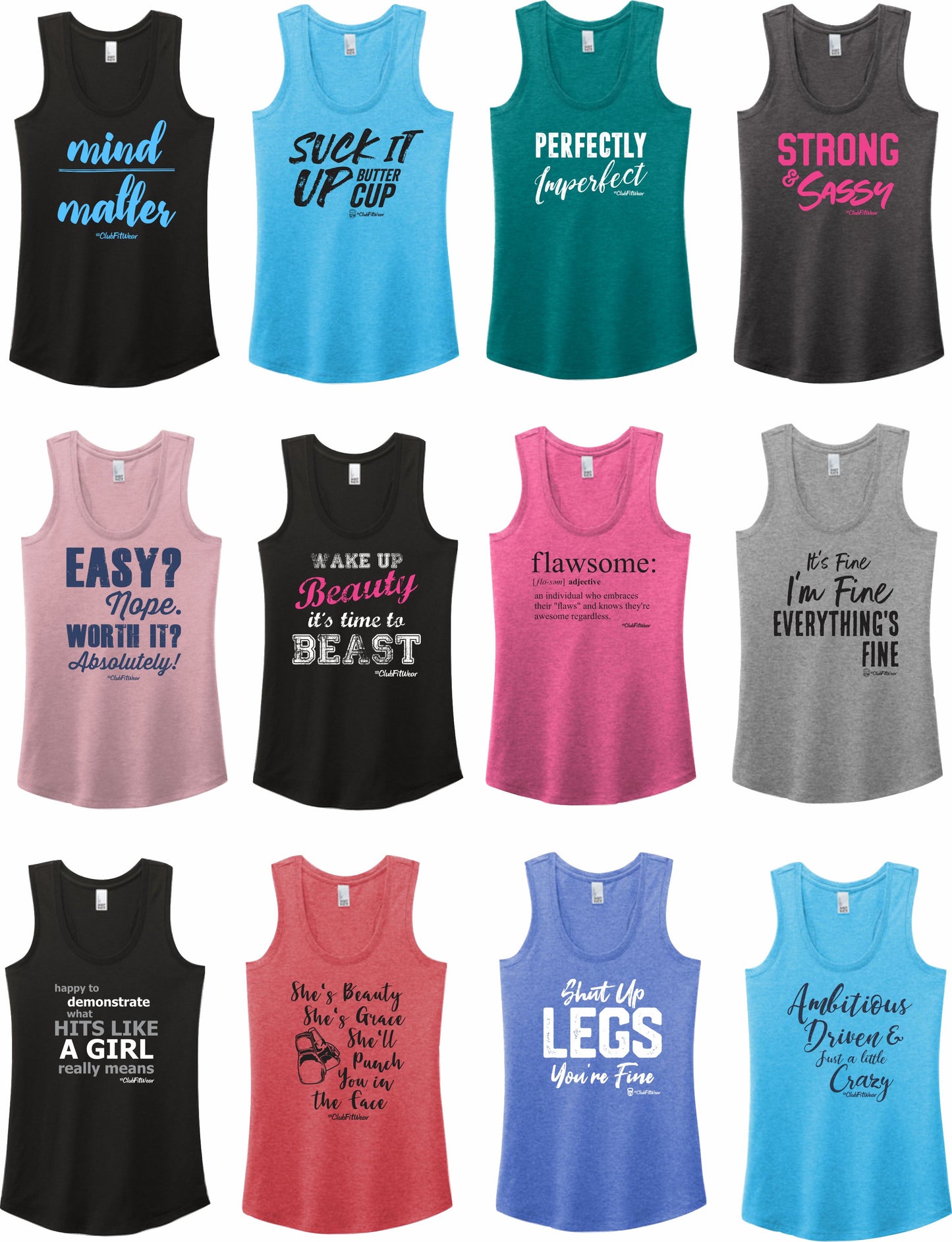 Premium Racerback Tanks - Top Designs Series 2
