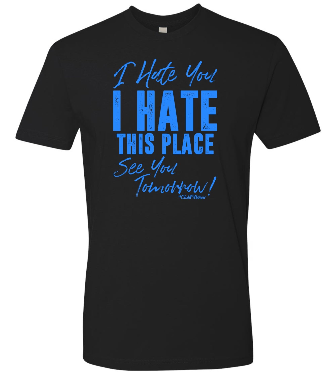 I hate you I hate this place see you tomorrow (Blue Imprint)