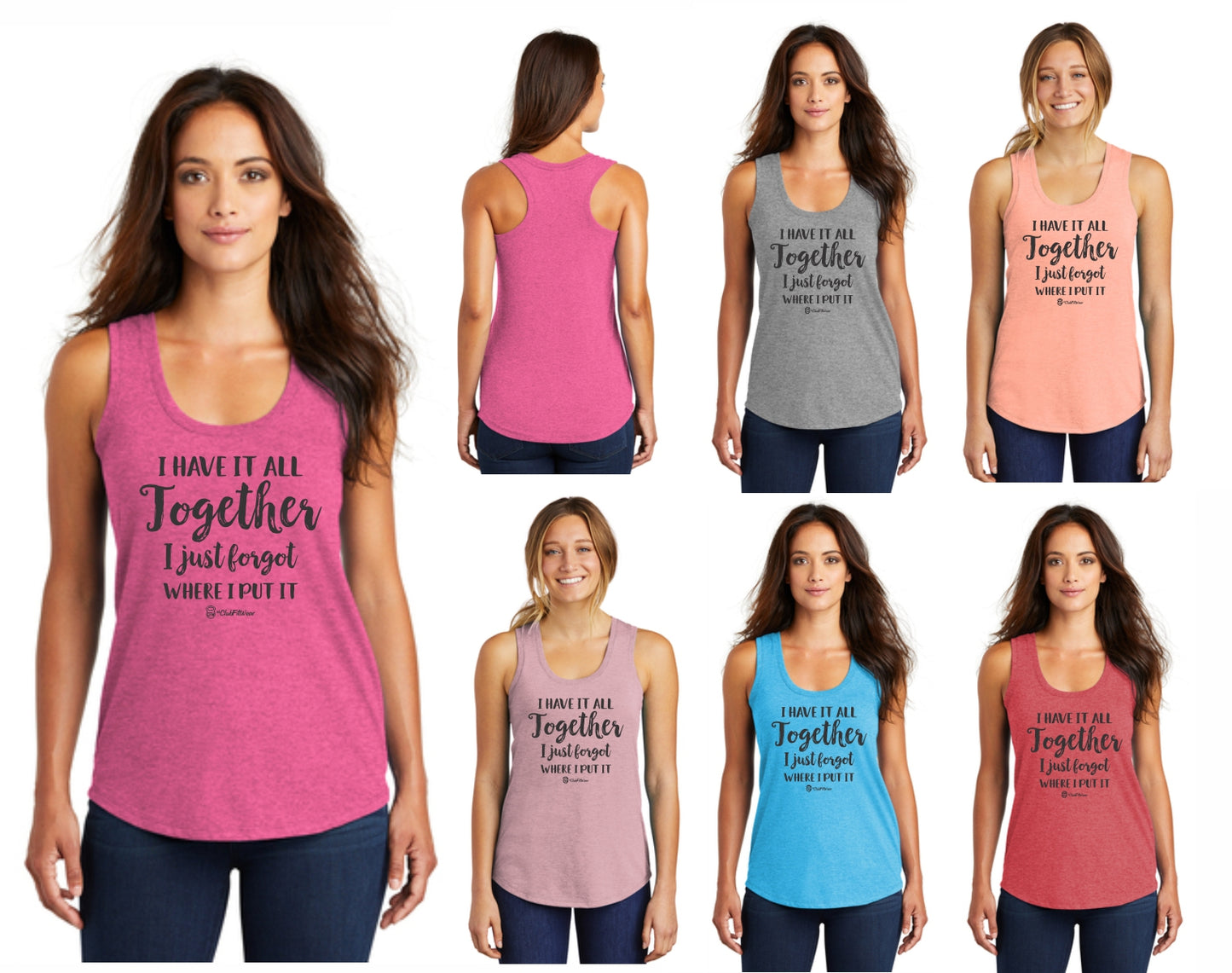 I have it all together I just forgot where I put it - Premium TriBlend Racerback Tank