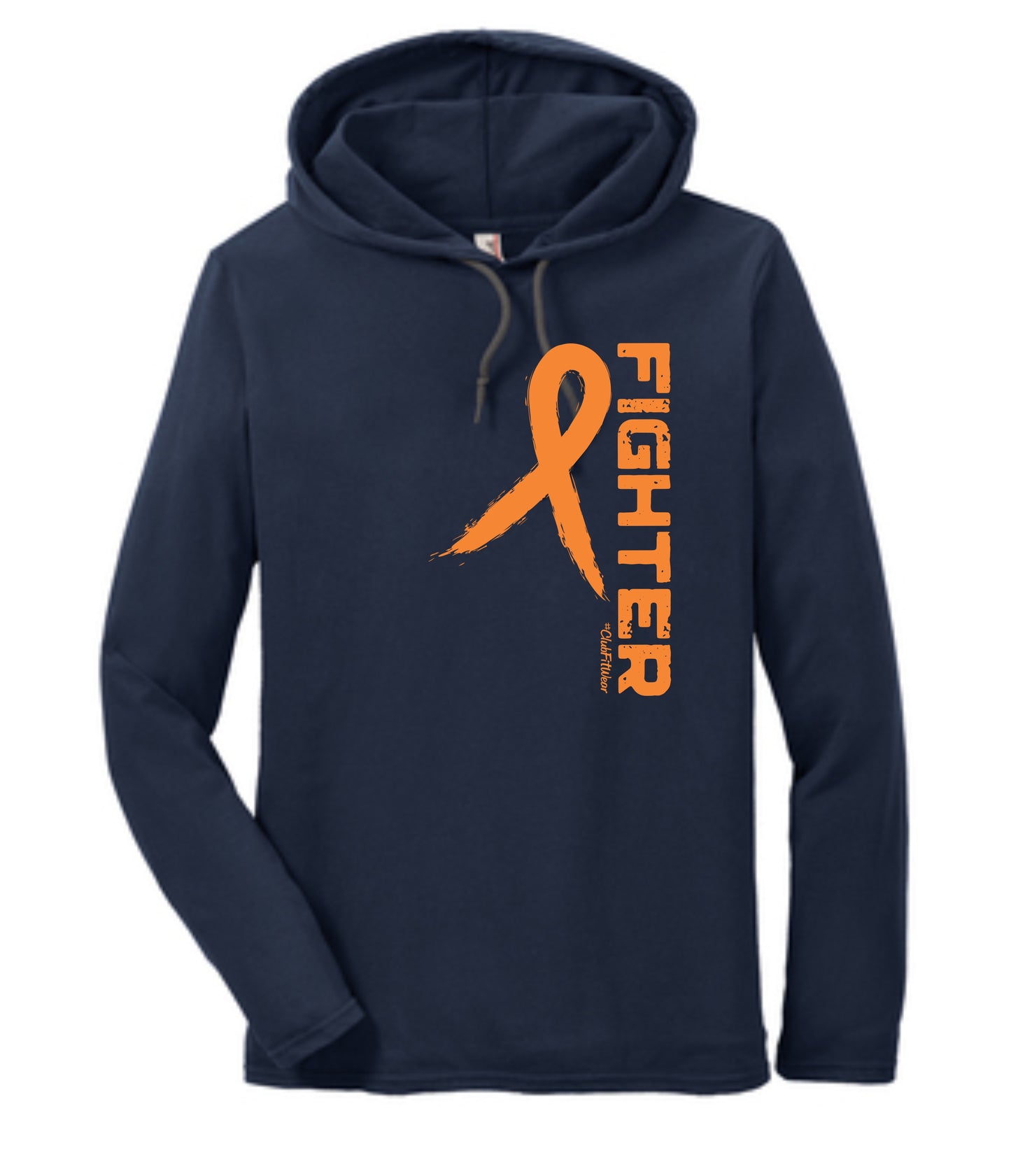 MS Awareness Hooded LS Tee