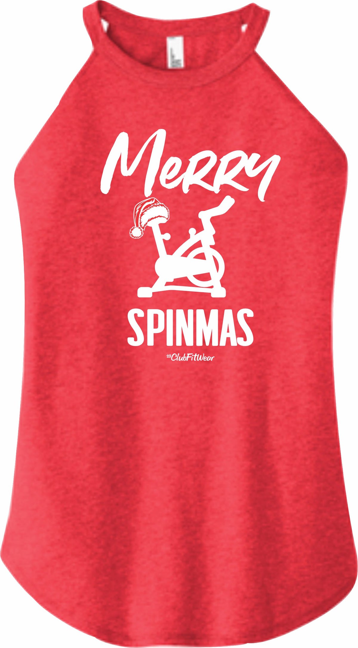 Merry Spinmas - High Neck Rocker Tank