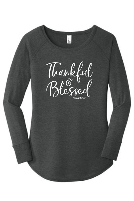 Thankful and Blessed - Long Sleeve Tunic