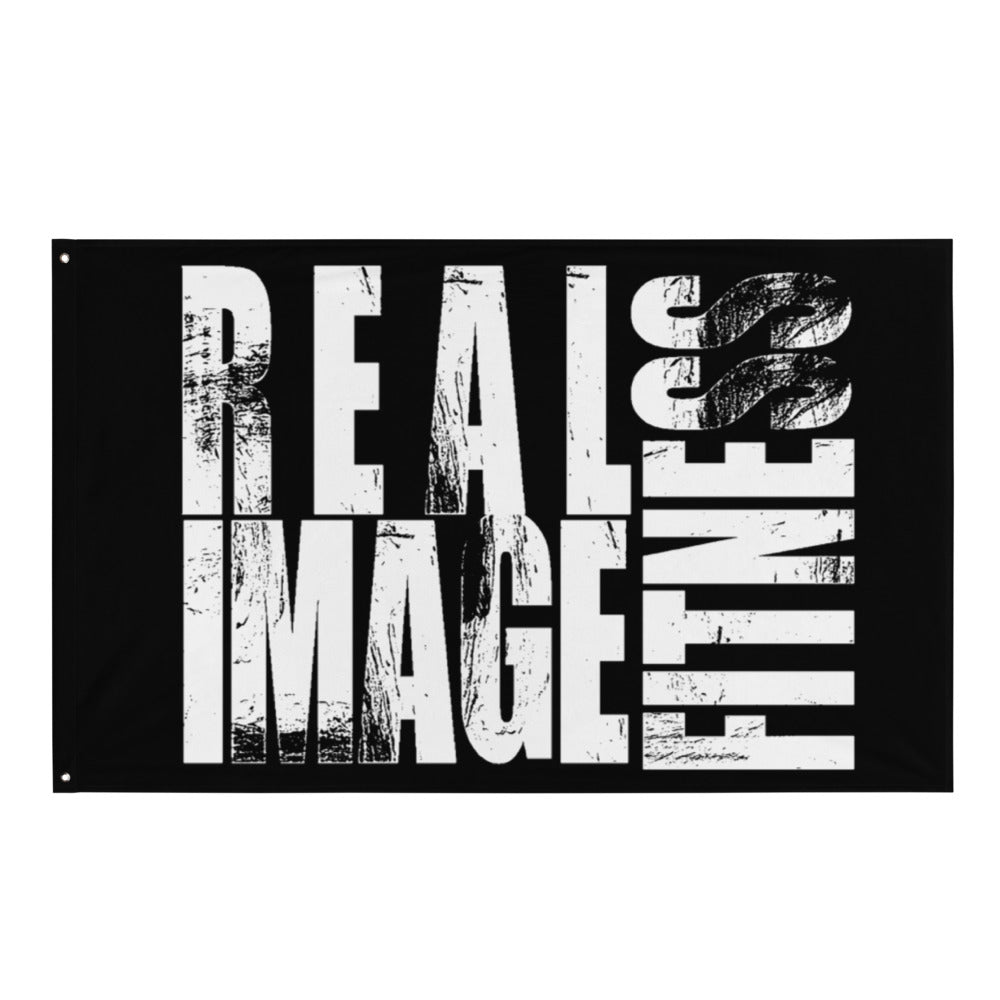 Real Image Fitness Flag