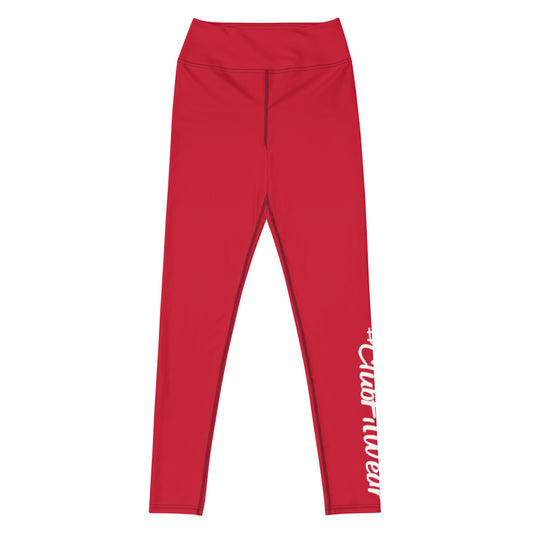 Red CFW Logo - Yoga Leggings