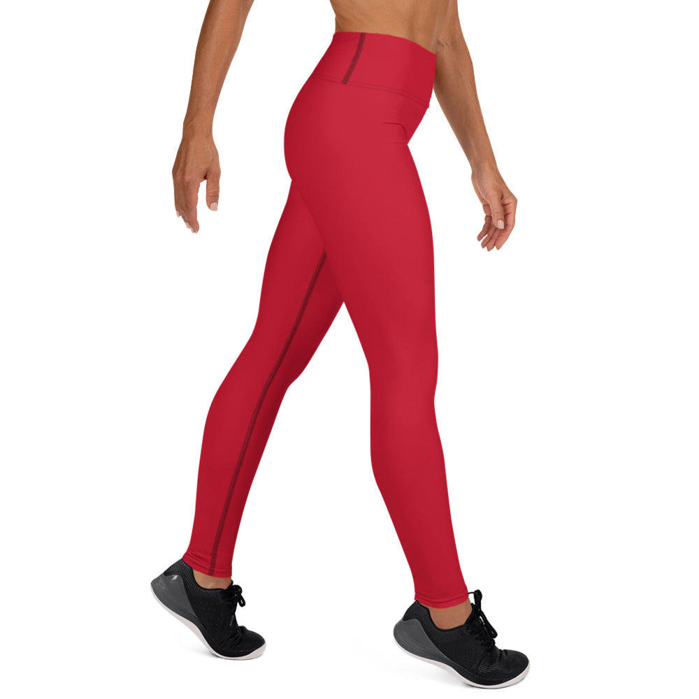 Red CFW Logo - Yoga Leggings