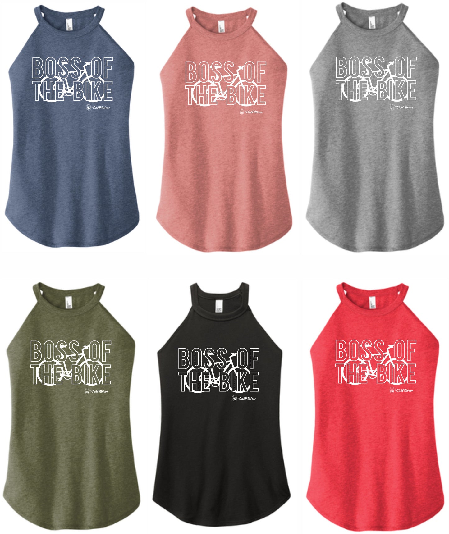 Boss of the Bike - High Neck Rocker Tank