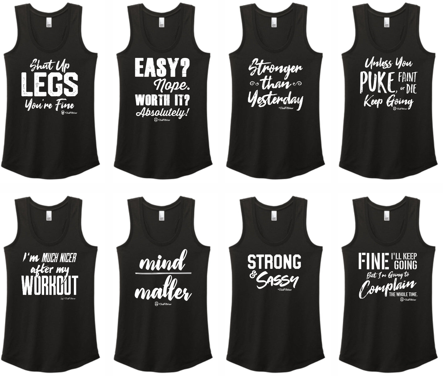 Black & White - Premium Racerback Tank