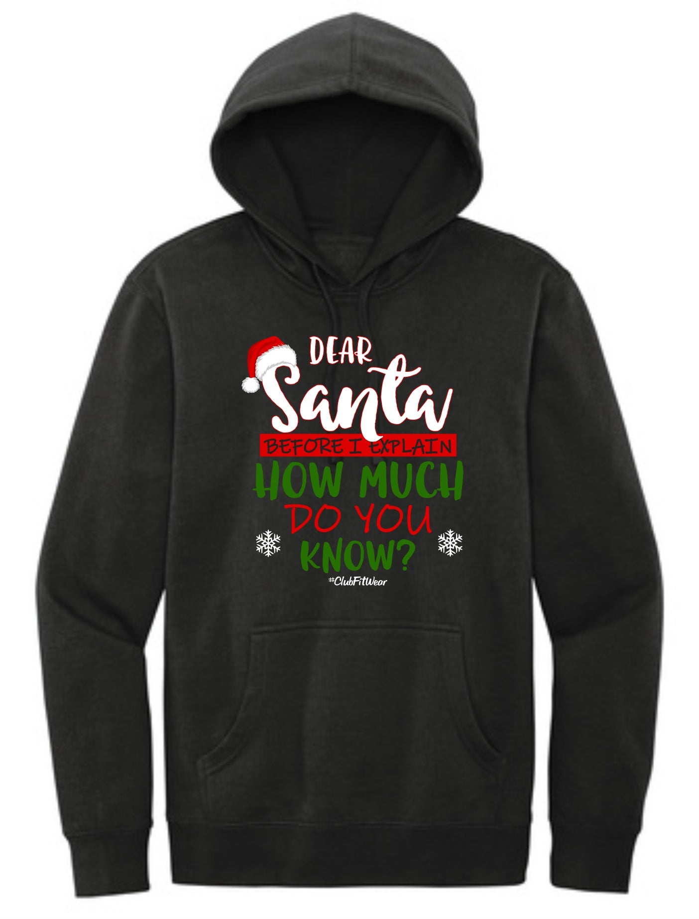 Dear Santa How Much Do You Know? - Hoodie
