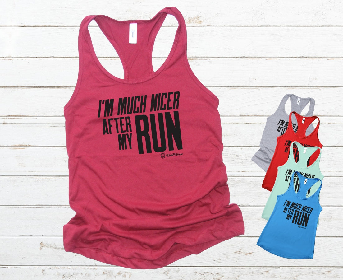 I'm much nicer after my run