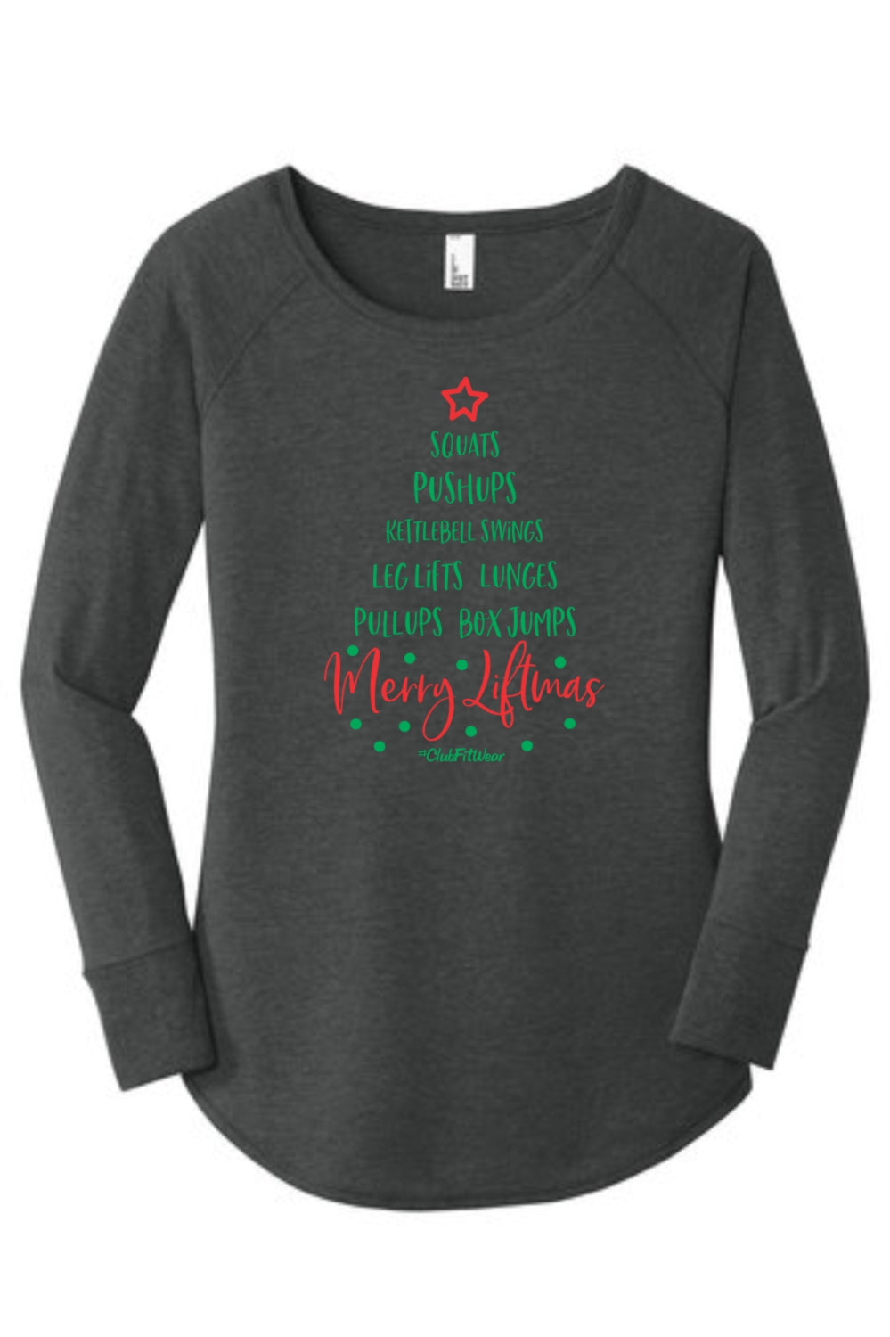 Merry Liftmas Tree - Long Sleeve Tunic