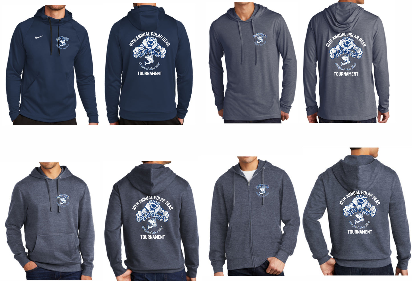 Sharkey's 2022 Polar Bear Hoodies (Please Read Description)