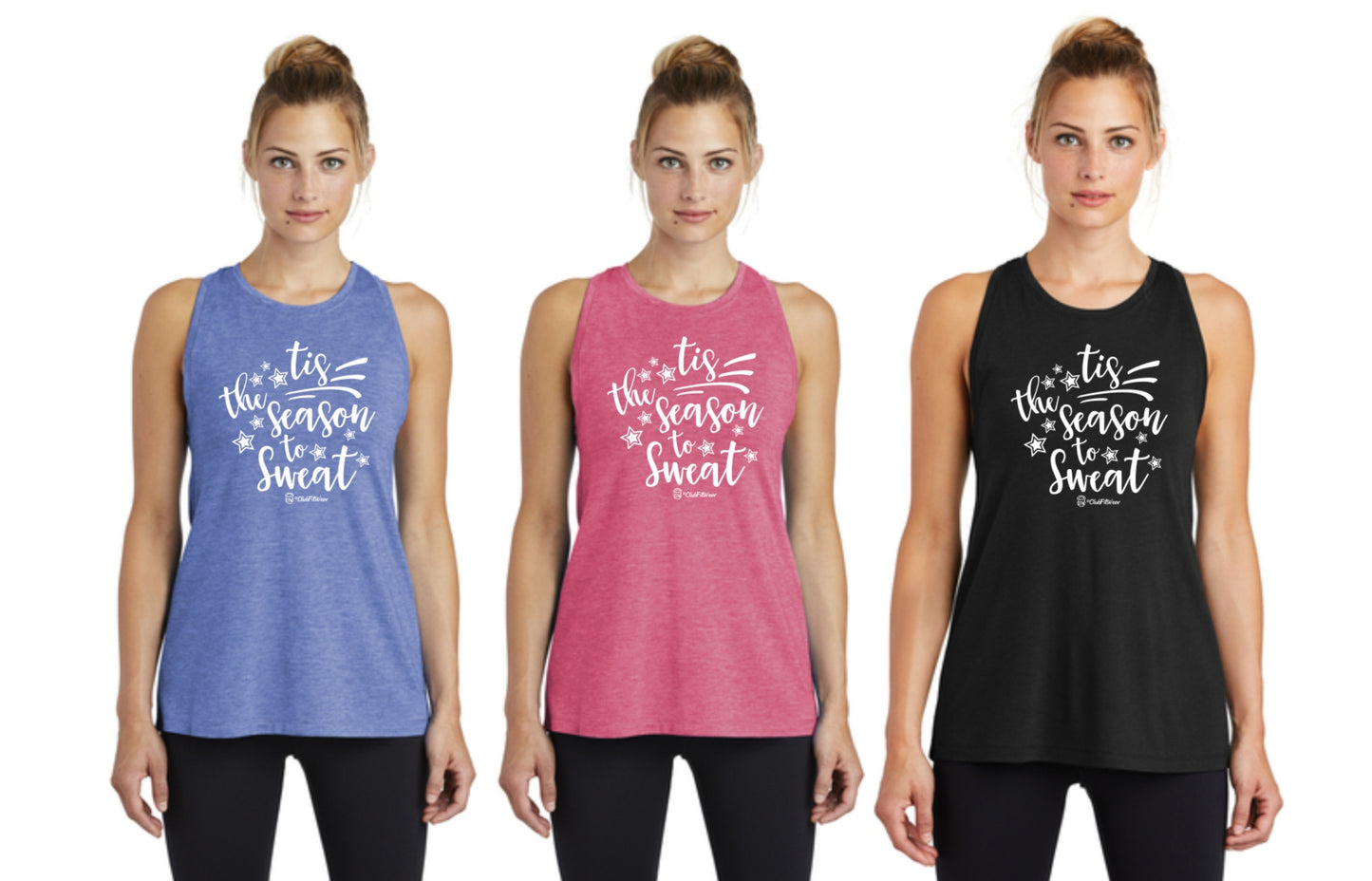 Tis the Season to Sweat - Premium Racerback Muscle Tank