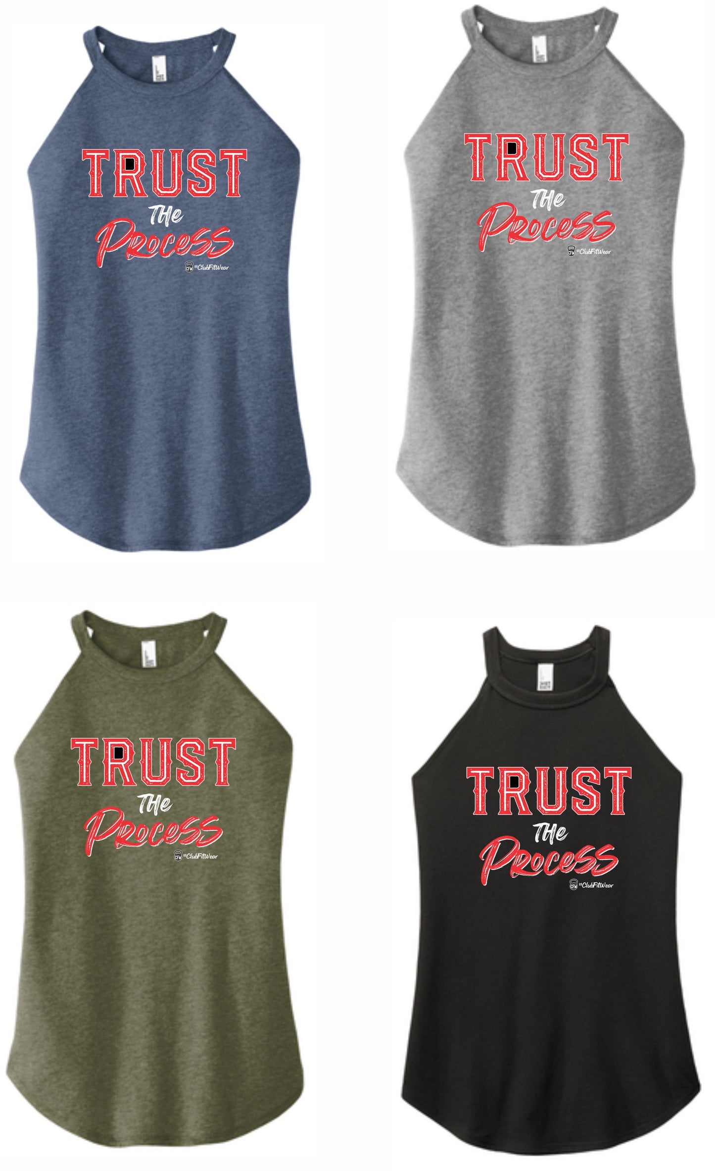 Trust the Process - High Neck Rocker Tank