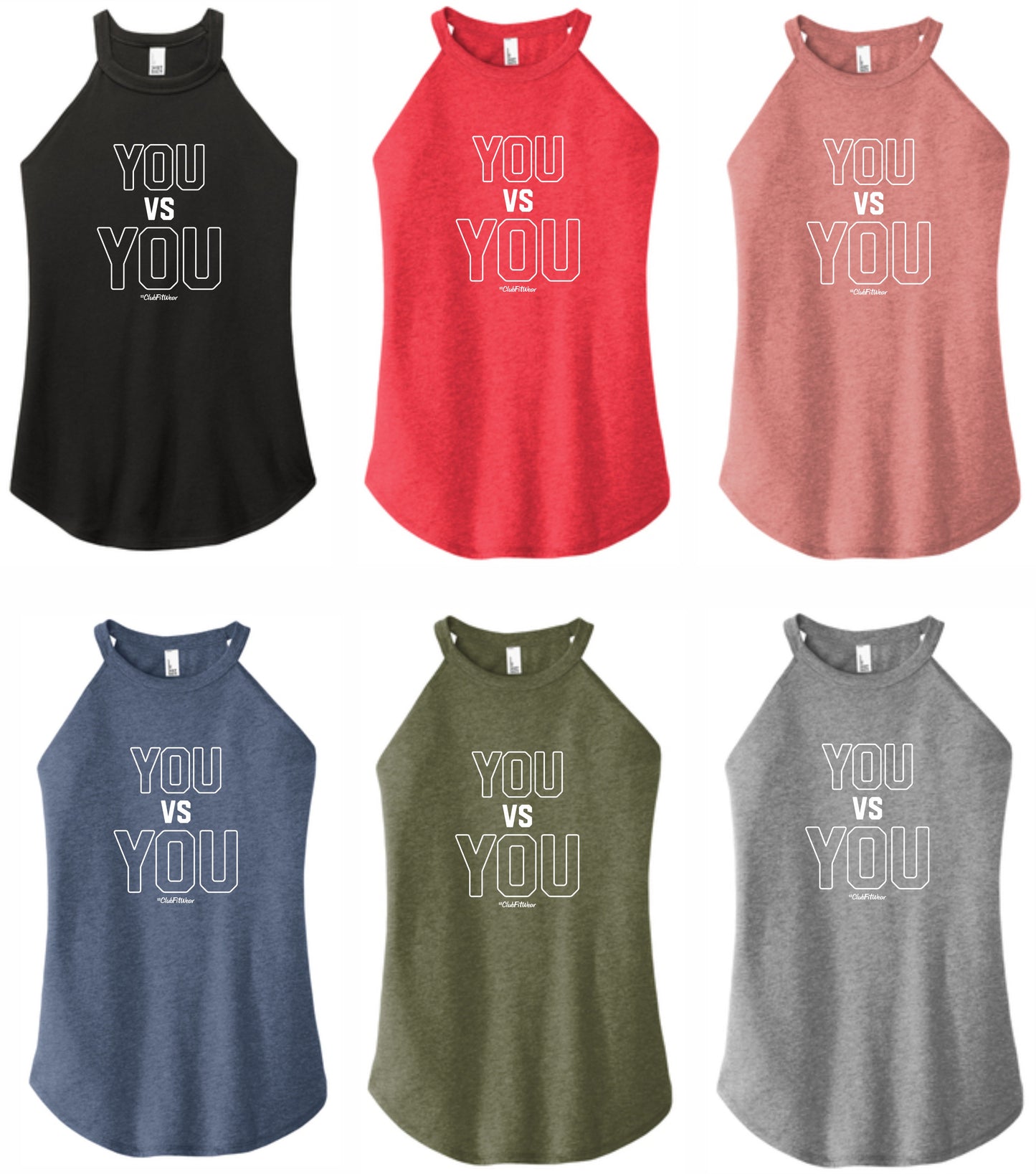You vs You - High Neck Rocker Tank