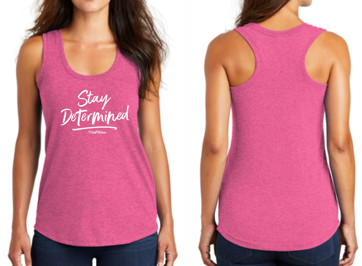 All Pink Premium Racerback Tanks