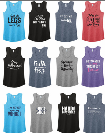 Top Designs on Premium Racerback Tanks