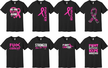 All Black Breast Cancer Awareness Prints 2