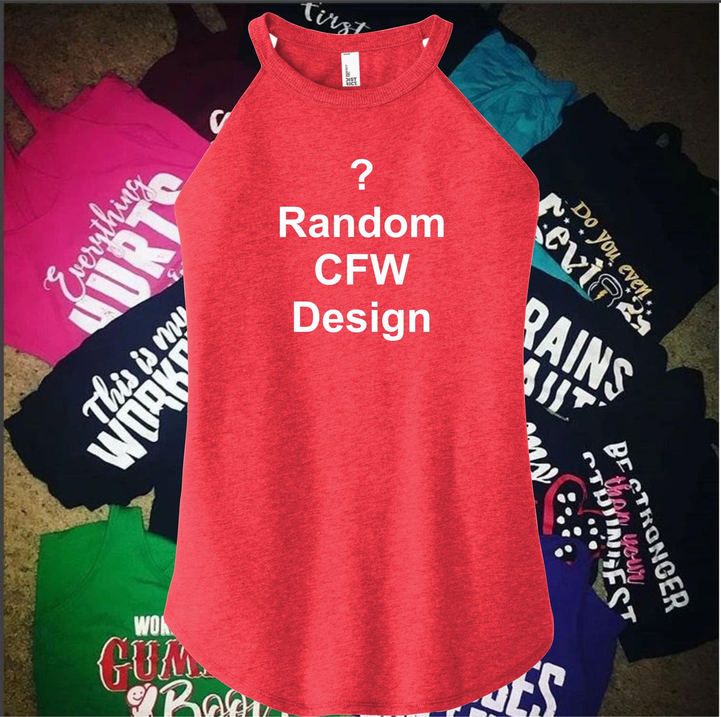 High Neck Rocker Tank Grab Bag (?Random Design?)