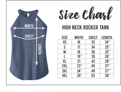 American Made Muscle (Eagle Barbell) - High Neck Rocker Tank
