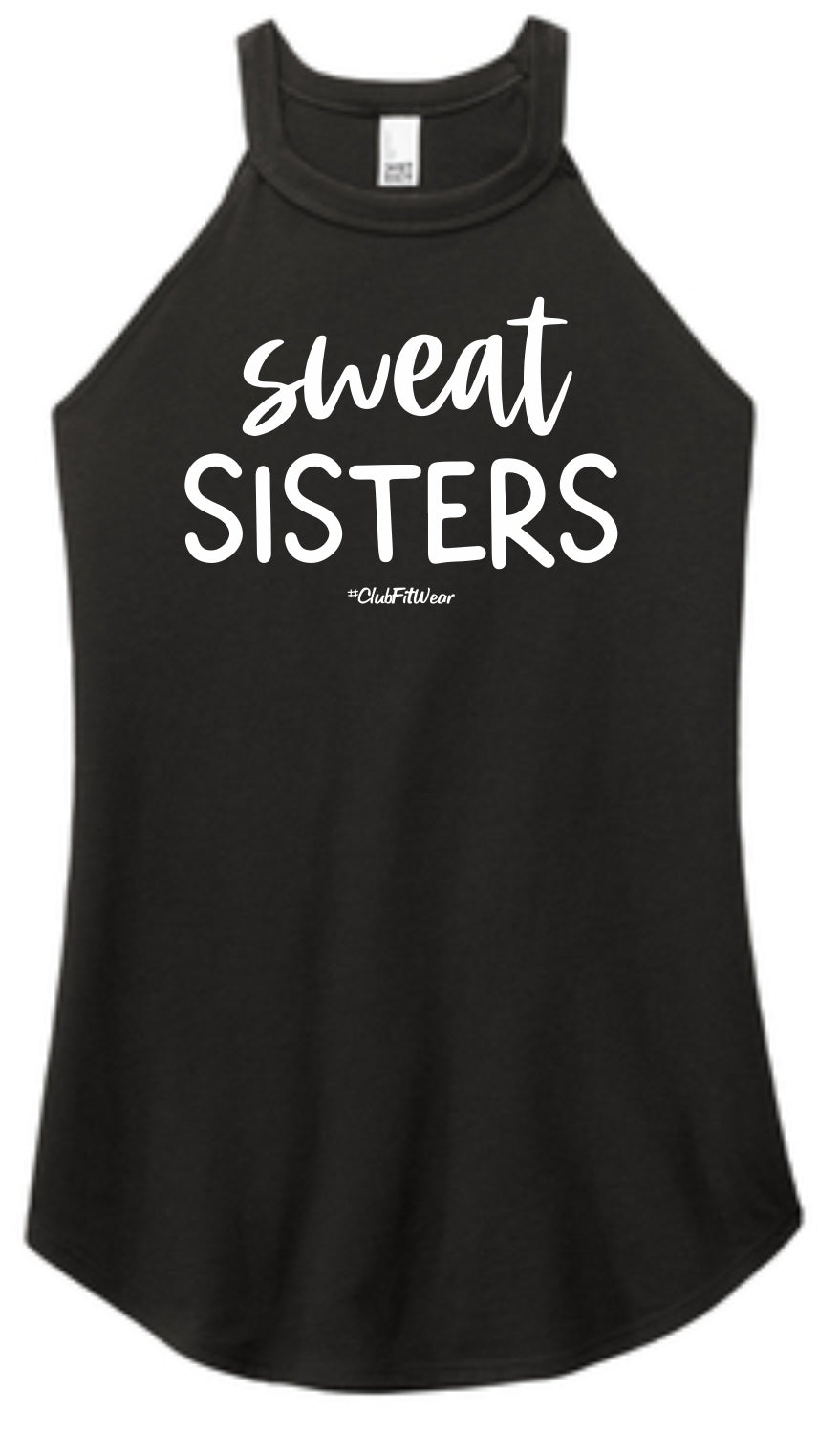 Sweat Sisters - High Neck Rocker Tank