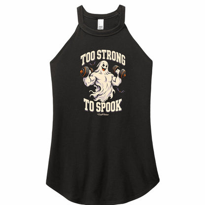 Too Strong to Spook Rocker Tank - Black