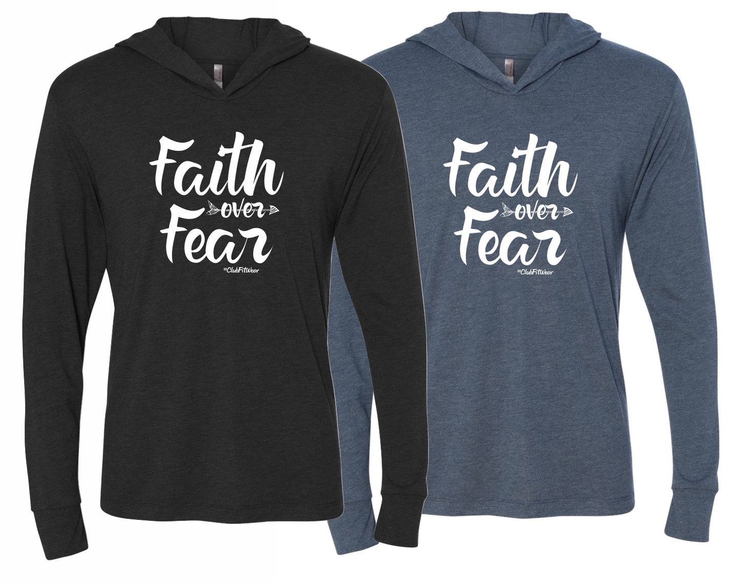 Faith over Fear - Unisex Hooded Tee