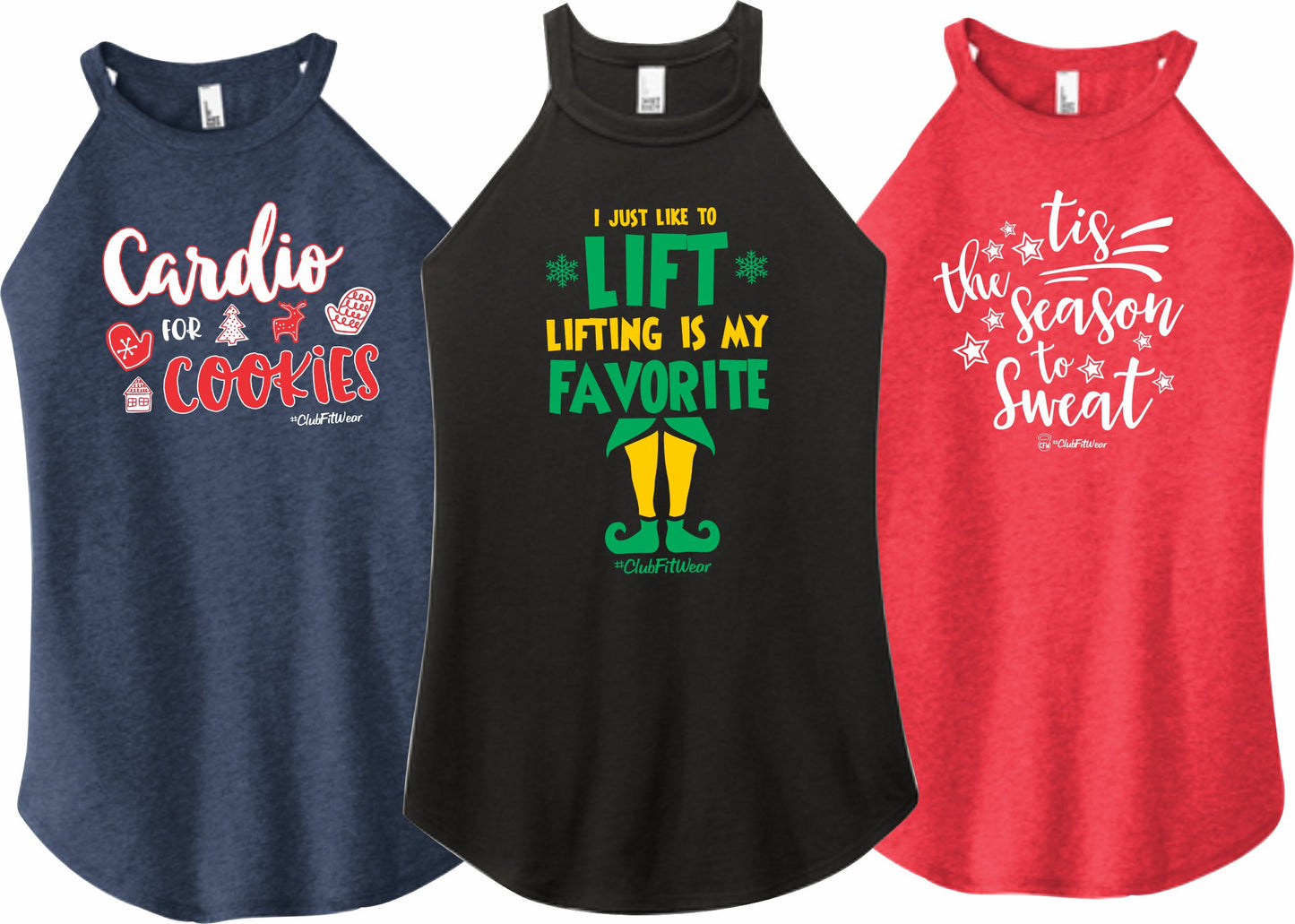 Holiday Bundle - High Neck Rocker Tanks