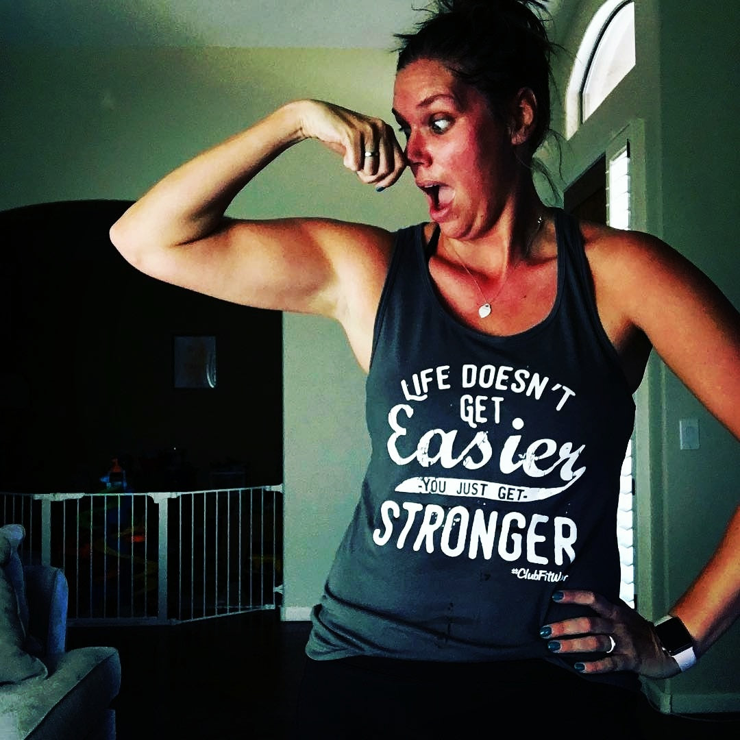 Life doesn't get Easier you just get Stronger