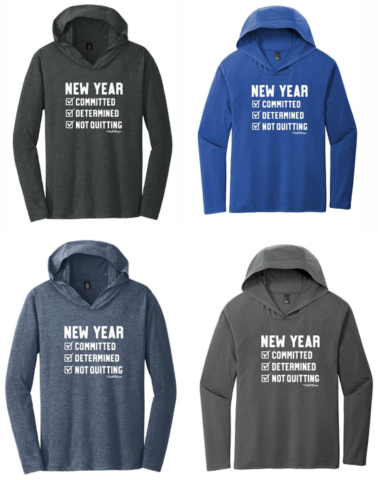 New Year Checklist - Unisex Hooded Pullover