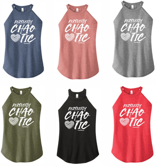 Perfectly Chaotic - High Neck Rocker Tank