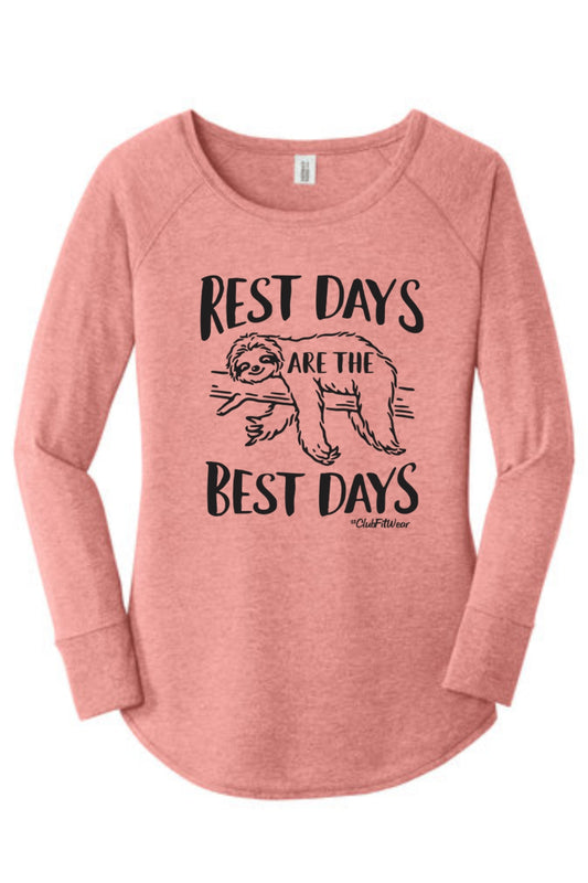 Rest Day are the Best Days - Long Sleeve Tunic