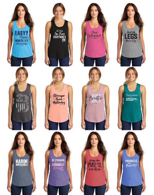 Premium TriBlend Racerback Tanks (XS-4XL)