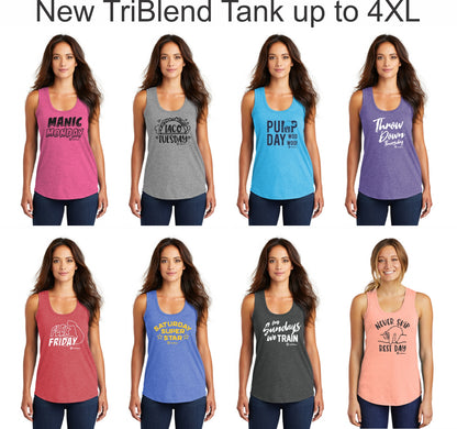 The Second Complete Week Collection - Premium TriBlend Tank(XS-4XL)