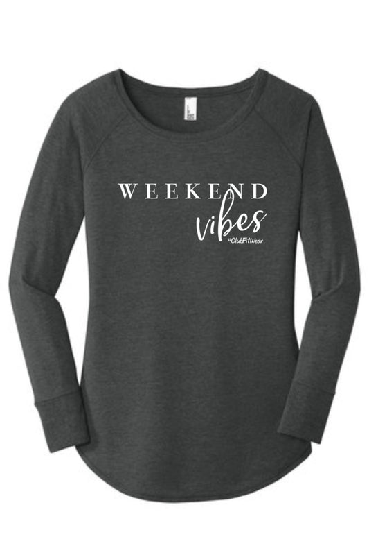 Weekend Vibes - Long Sleeve Tunic