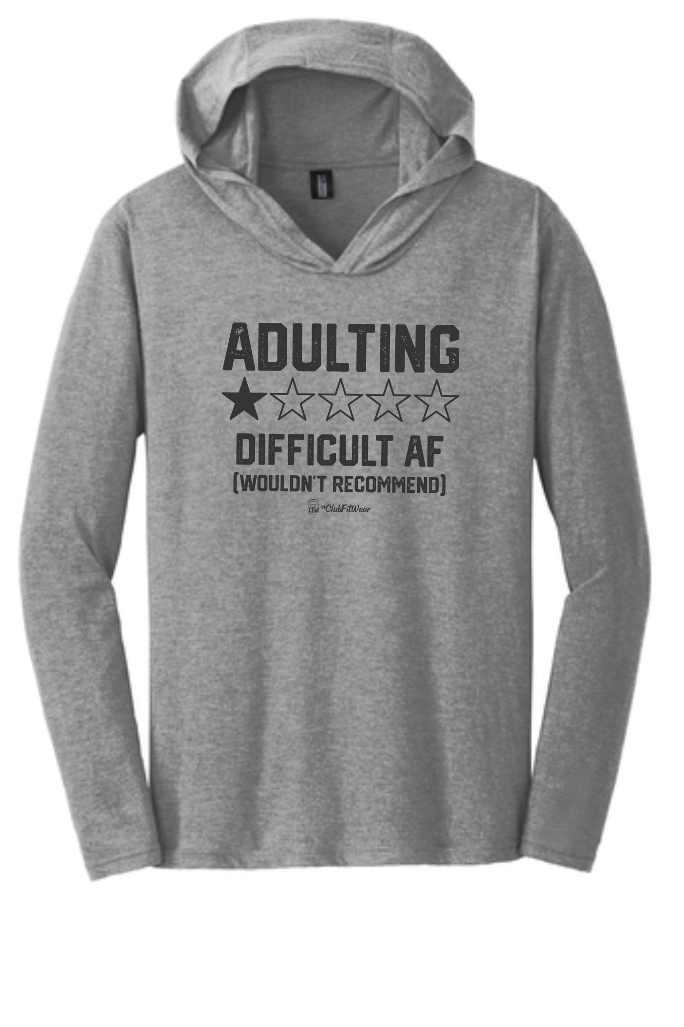 Adulting Difficult AF Wouldn't Recommend - Unisex Hooded Pullover