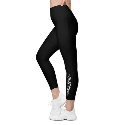 Black CFW Logo - Leggings with pockets