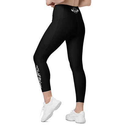 Black CFW Logo - Leggings with pockets