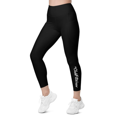 Black CFW Logo - Leggings with pockets