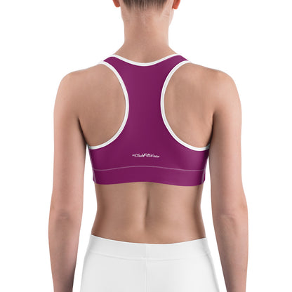 CFW Eggplant - Sports bra