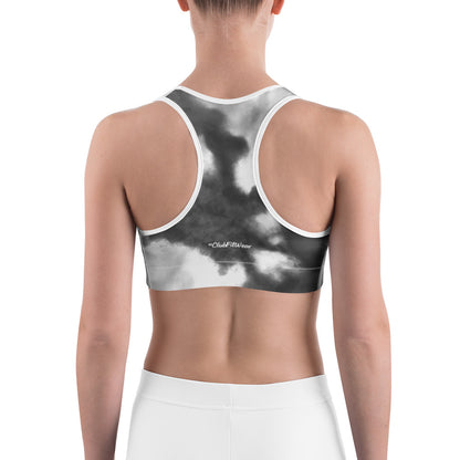 CFW Black Watercolor - Sports bra