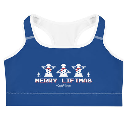 Merry Liftmas Snowmen - Sports bra