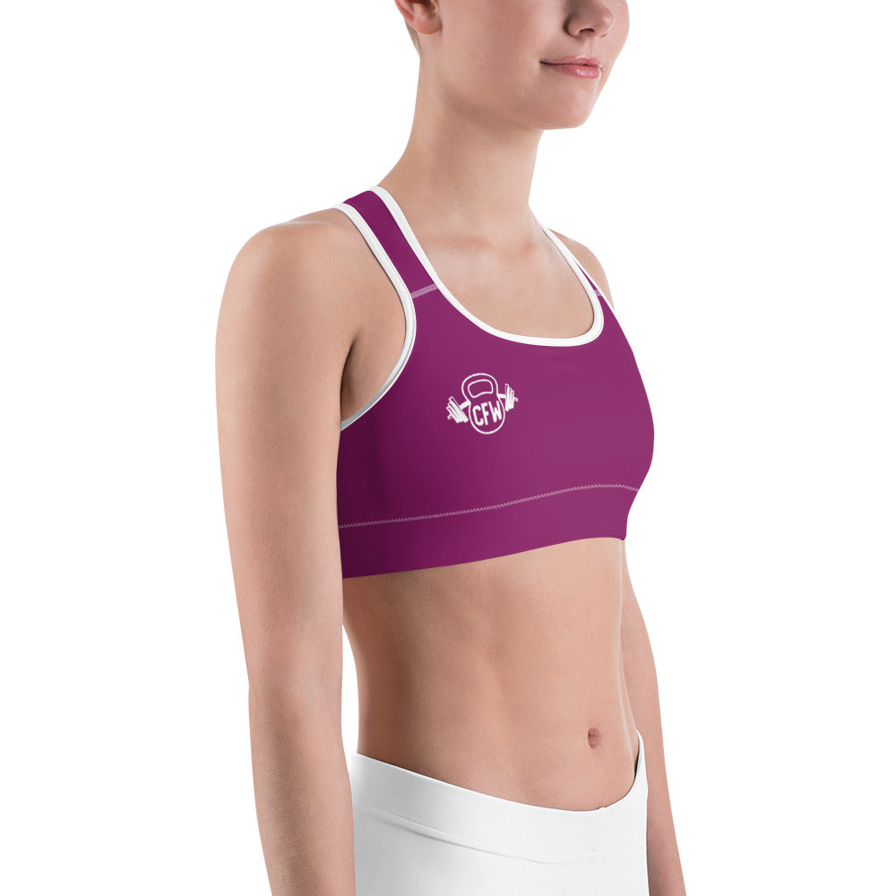 CFW Eggplant - Sports bra