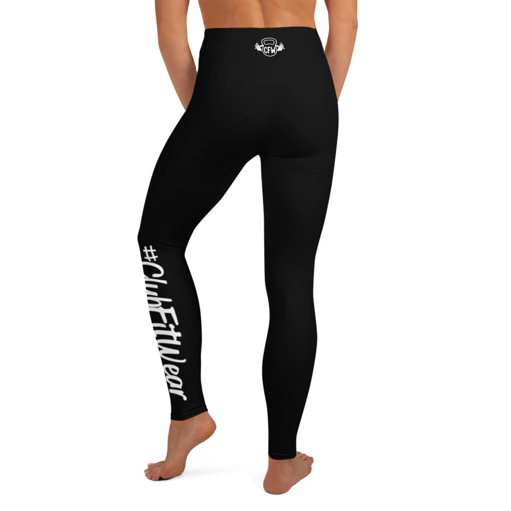 Black CFW Logo - Yoga Leggings