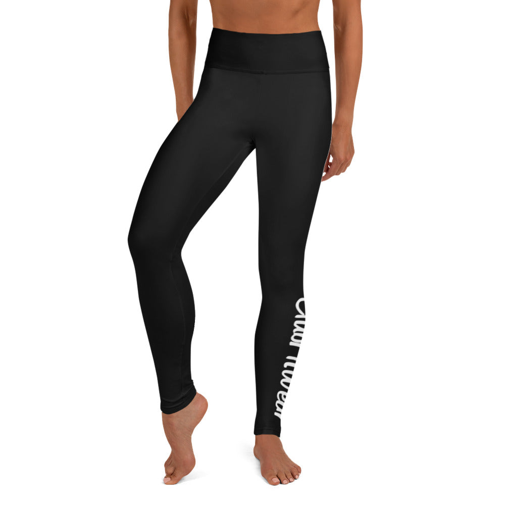 Black CFW Logo - Yoga Leggings