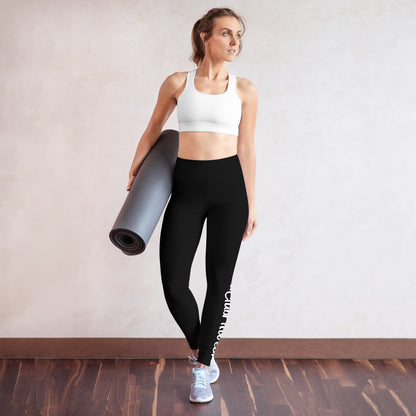 Black CFW Logo - Yoga Leggings