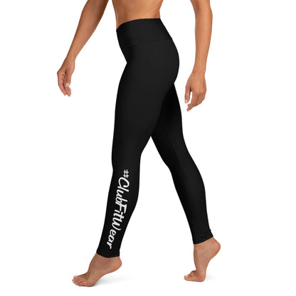 Black CFW Logo - Yoga Leggings