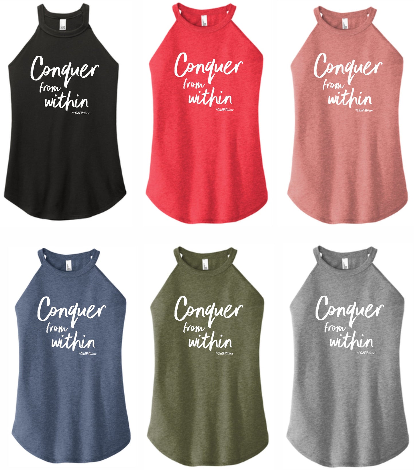 Conquer from Within - High Neck Rocker Tank