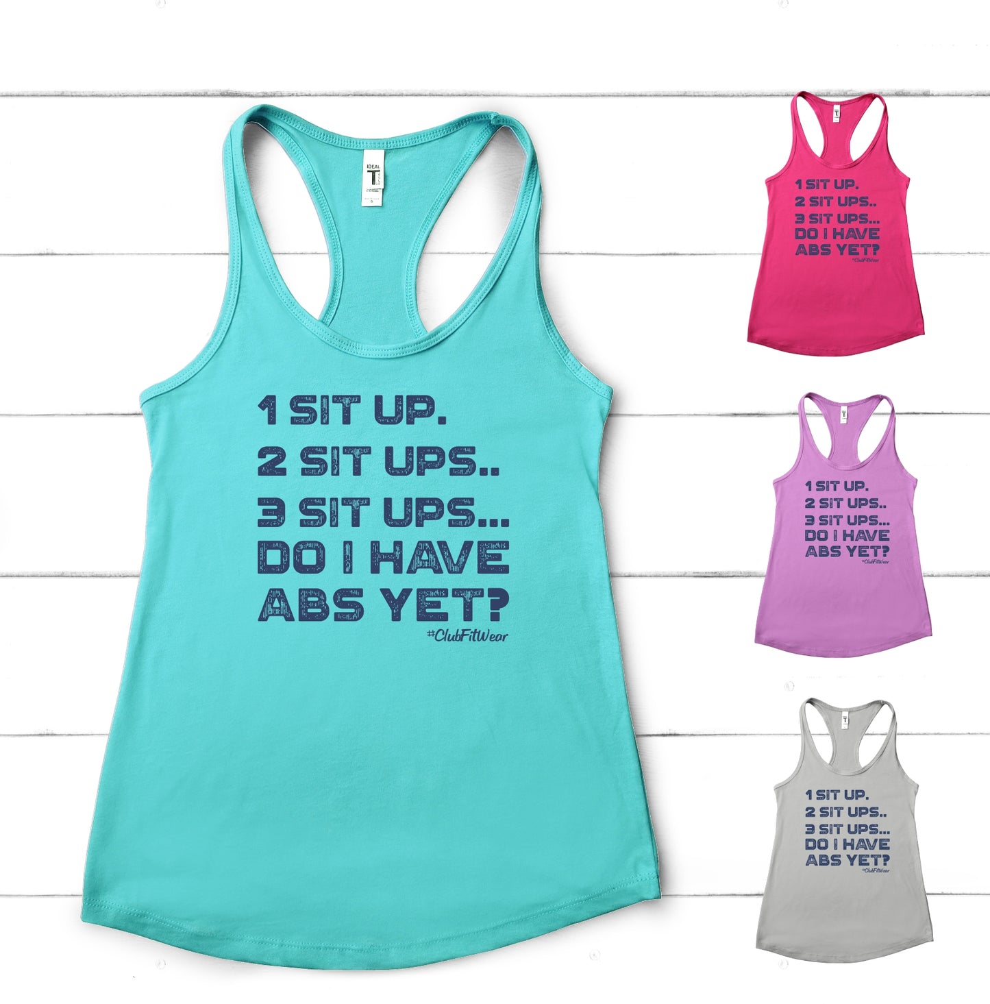 1 Sit up. 2 Sit ups.. 3 Sit ups... Do I have Abs Yet?